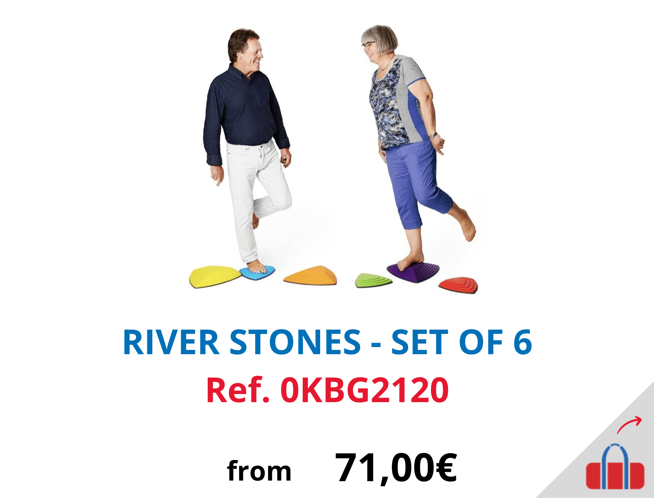 River Stones Set of 6